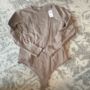 Abercrombie & Fitch Soft Collection Taupe BodySuit